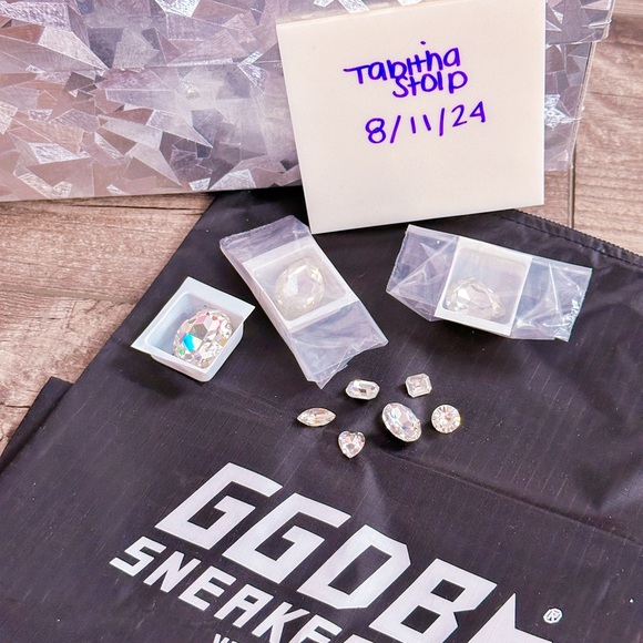 ❌ SOLD ❌ Golden Goose Size 38 Swarovski Superstars - Picture 10 of 10